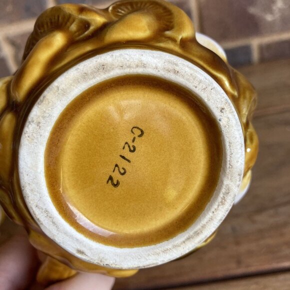 Mushroom Creamer and Sugar Vintage Relpo Midcentury Japanese Ceramic C-2122 READ - Picture 6 of 16